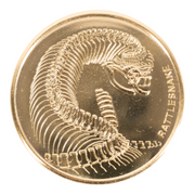 SKELETONS: Museum of Osteology Golden Medallion Coin