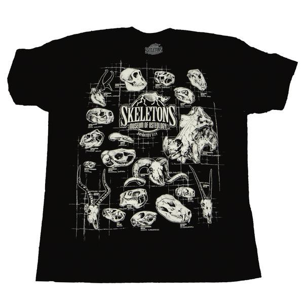 SKELETONS: Museum of Osteology Youth Shirt - Classic Skulls Design
