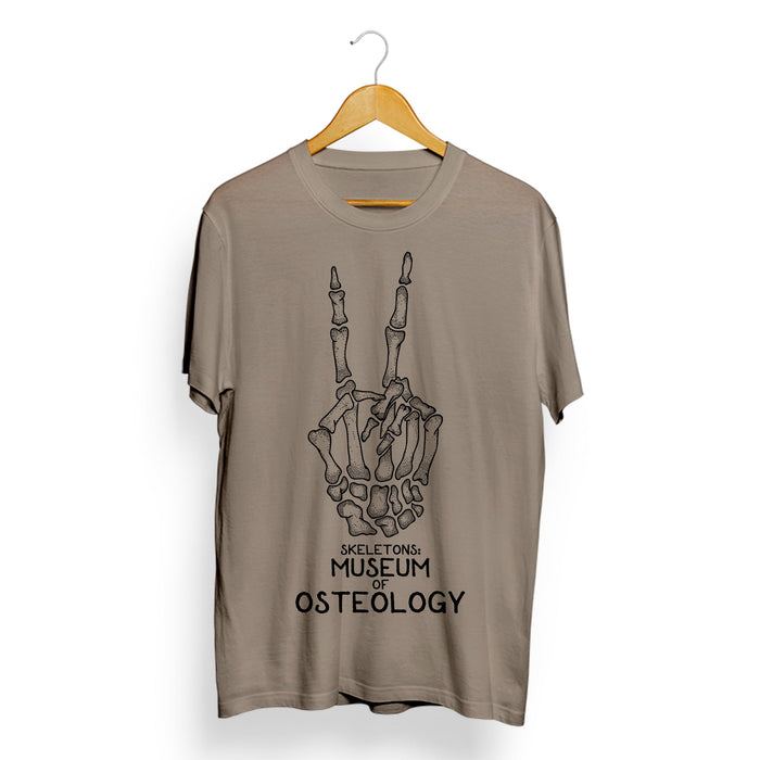 SKELETONS: Museum of Osteology Peace Sign Tee