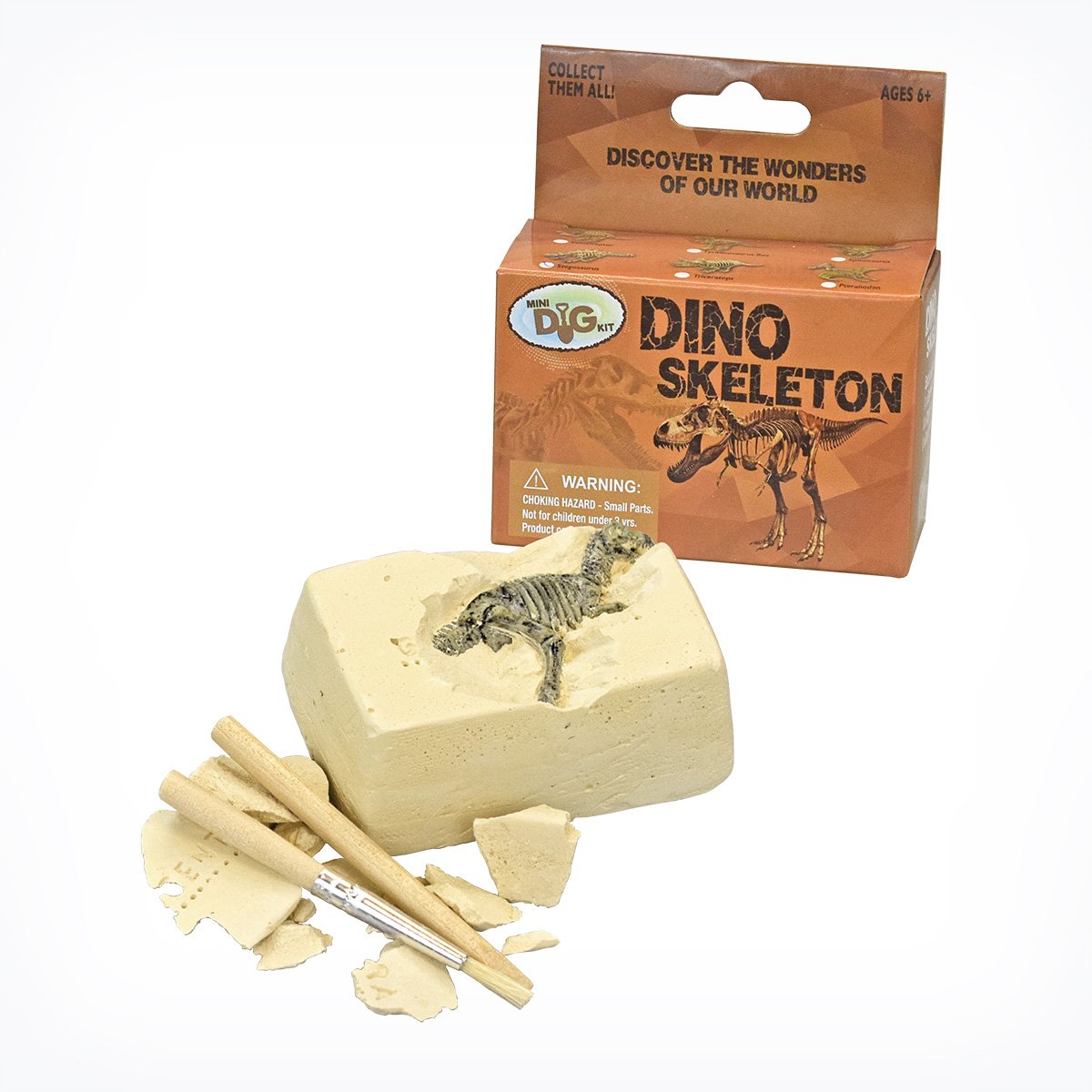 Kit d'excavation de dinosaures - Découverte de pierres précieuses et jouet de minage Kit d'excavation de dinosaures - Découverte de pierres précieuses et jouet de minage
