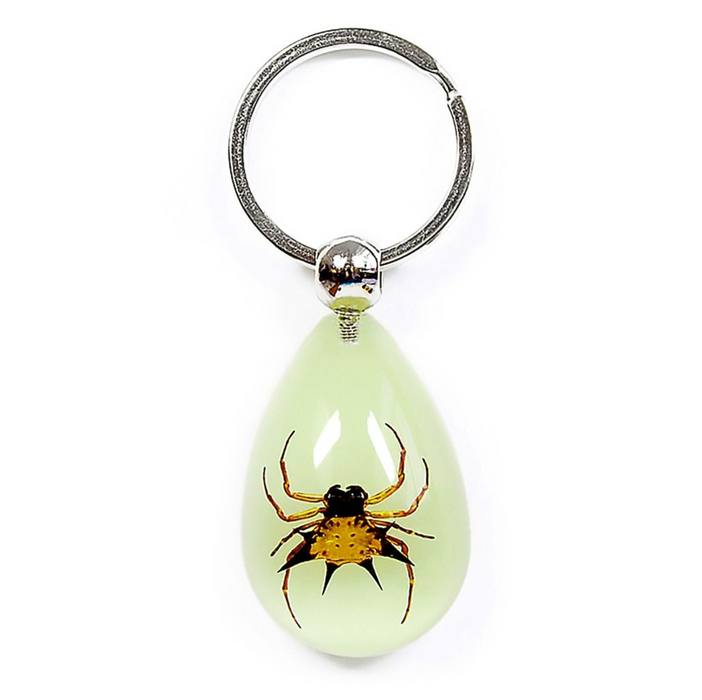 Real Acrylic Spiny Spider Keychain (Glow)
